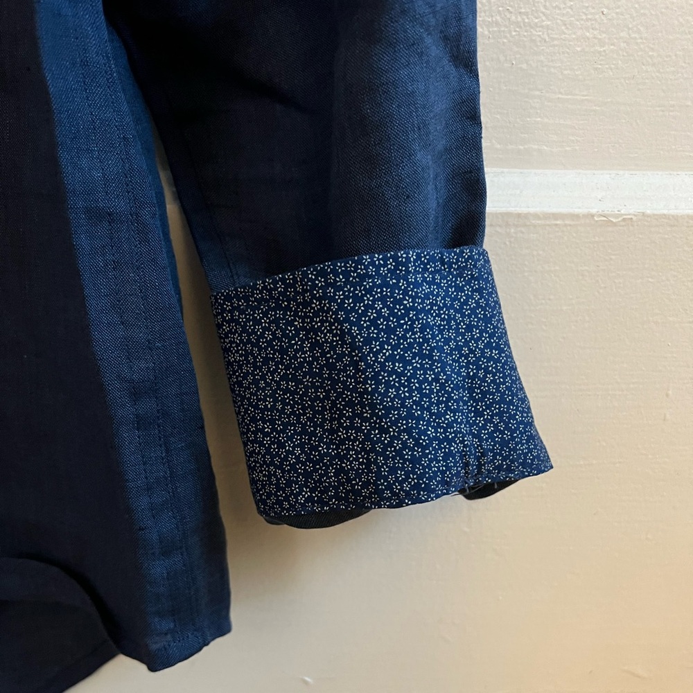 Joseph Abboud Linen Button Down Size M - image 4